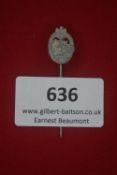 A miniature stickpin version of the Panzer Assault Badge, instituted in 1939 to recognise armoured