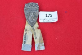 Bavarian veterans’ badge with shield design, lion holding shield and “1874,” surmounted by Iron