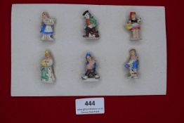 A German WWII WHW set of miniature porcelain figures, fairytale and folkloric themes including