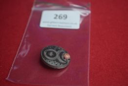 A German WWII-era membership badge, zinc construction. Reverse marked 