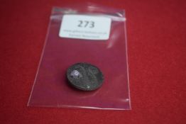 A German WWII-era membership badge, zinc construction. Reverse marked 