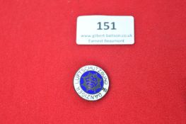 A Danziger Luftschutzbund (Danzig Air Defence League) enamel membership badge, circular form with
