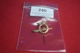 Submarine Badge Stickpin – A miniature stickpin version of the submarine badge, depicting a U-boat