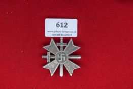 War Merit Cross with Swords, 1st Class – A War Merit Cross (Kriegsverdienstkreuz) 1st Class with