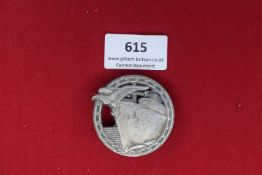 Kriegsmarine High Seas Fleet Badge – A Kriegsmarine High Seas Fleet Badge in tombak, circular,