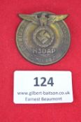 A German Third Reich NSDAP Kreistag Day Badge, circular bronze issue for Kreistag Greiz, 12–13 Mai