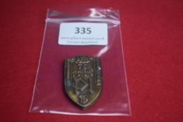 75 Jahrfeier 1936 Badge – A shield-shaped pressed bronze commemorative badge inscribed 75