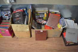 4x Boxes of Workshop Manuals Including Haynes, Snap-on, etc.