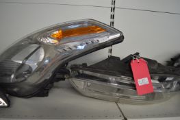 4x Assorted Vehicle Headlights