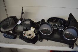 Various Parts Including Wing Mirrors, Binnacle, etc. (crate not included)