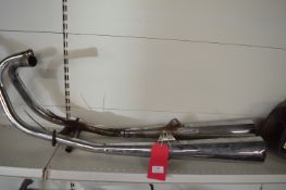 Pair of Honda (Silver Dream?) Exhausts