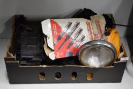 Box of Motorcycle Gearbox Parts etc.