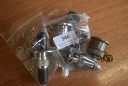 4x Waterproof Deck Mount Plugs & Sockets