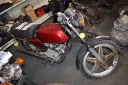 Honda CB125 Twin Motorcycle (for spares/repair), Reg: YAT 794X