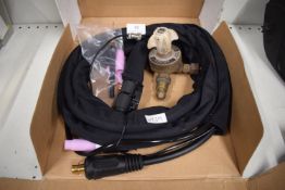 Tig Gun 125S with Spares and Regulator (new in box)