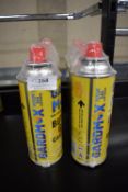 2x Packs of 4 Parkland Butane Gas