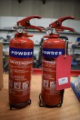 2x Powder Fire Extinguishers