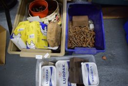 3x Boxes of Motorcycle Parts, Hardware, Bolts, etc.