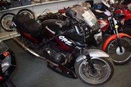 Kawasaki GPZ 500S Model EX500-D7 Motorcycle (restoration project), Reg: Y215 GAX