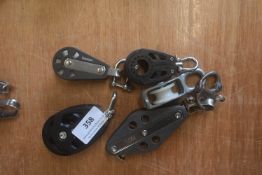 5x Assorted Rope Blocks