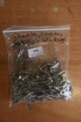 Bag of Assorted Shackles, Split Pins, and Other Stainless Steel Components