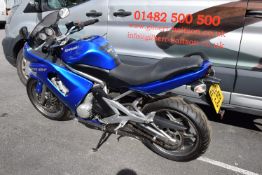 Kawasaki EX 650 A7F Motorcycle, Reg: PX07 GZB