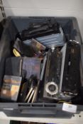 Various Car Radio and CD Players and Mini Discs (crate not included)