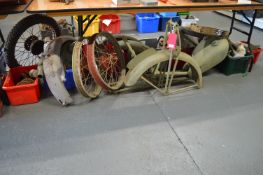 BSA C10 250 Circa 1940 Military Motorbike Restoration Project (dismantled) - No Documents