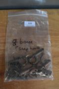 8x Bronze Jib/Genoa Snap Hooks