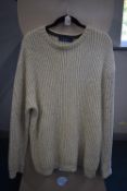 Ocean Bay Cream Ribbed Jumper Size: XL