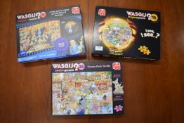 3x Wasgij? 1000pc Jigsaw Puzzles (as pictured)