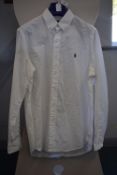 Polo Ralph Lauren White Dress Shirts Size: M