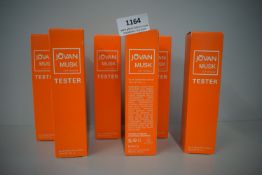 6x Jovan Musk for Women 100ml EDT Unused Testers