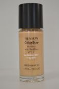 12x Bottles of Revlon Colorstay Foundation with Softflex Combination/Oily Skin No. 330 Natural Tan