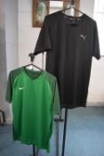 2x Men’s Short Sleeve Sports Tops Size: L