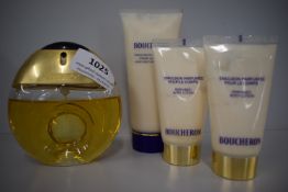 Boucheron 100ml EDT Part Used Tester, and 3x Boucheron Body Lotion
