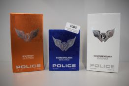 3x Assorted Police Men’s Fragrances