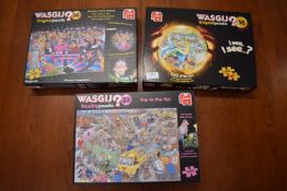 3x Wasgij? 1000pc Jigsaw Puzzles (as pictured)