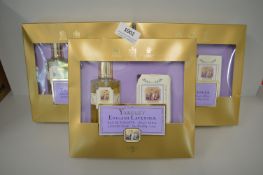 3x Yardley English Lavendar Giftsets - 125ml EDT, and 100g Luxury Soap
