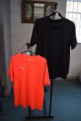 2x Men’s Short Sleeve Sports Tops Size: M