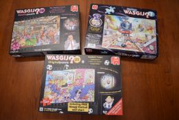 3x Wasgij? 1000pc Jigsaw Puzzles (as pictured)