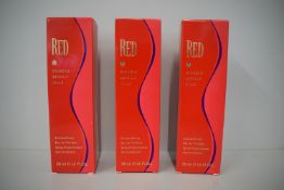 3x Giorgio Red 50ml EDT