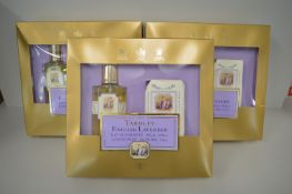 3x Yardley English Lavendar Giftsets - 125ml EDT, and 100g Luxury Soap