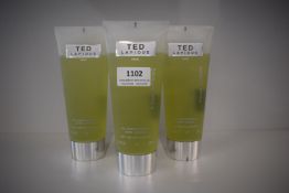 3x Ted Lapidus 200ml Body & Hair Shampoo