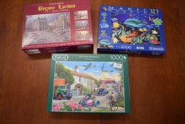 3x Assorted Jigsaw Puzzles