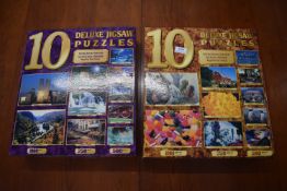 2x 10 Jigsaw Puzzles Sets