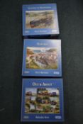 3x Gibsons 1000pc Jigsaw Puzzles (as pictured)