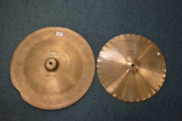 2x Paiste 2002 Cymbals