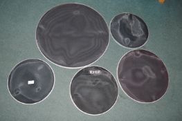 5x Assorted Mesh Drumheads
