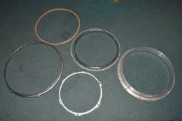 5x Assorted Drum Rings